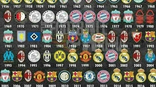 All UEFA Champions League Winners List (1955/1956- 2016/2017 )
