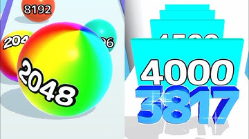 Ball Run 2048 VS Number Master Gameplay Walkthrough All Levels Android iOS