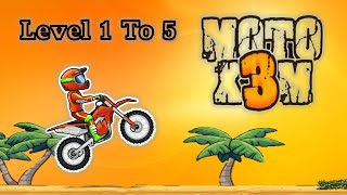 Moto x3m - Gameplay Level 1 to Level 5 #motox3mgameplay #bikegames #girishgaming screenshot 4