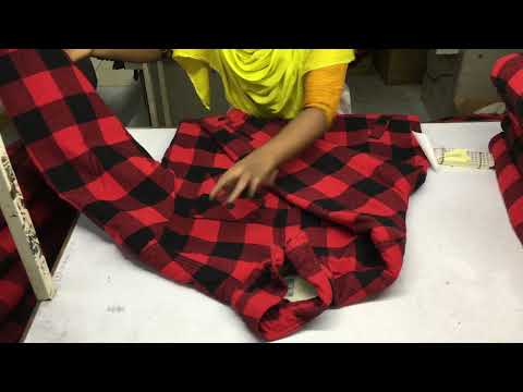 Garment checking at QC table