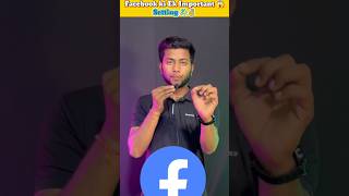 Facebook ki ek Important 😱 On Karlo Jaldi ✨✌ #smartphone #trending #viral #shorts