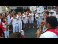 fêtes de BAYONNE 2017, banda les JOYEUX de St pierre D'IRUBE, hymne La Peña Baiona