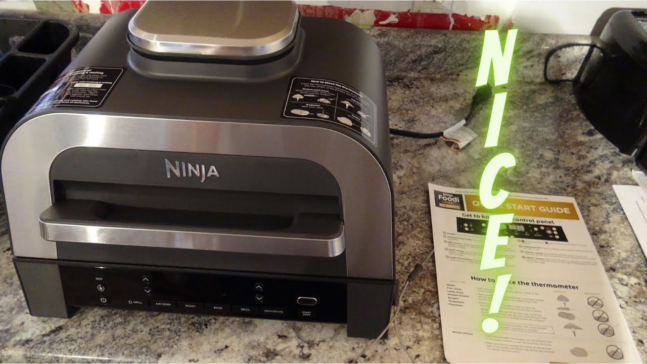 Air Fry Oven  How to Set Up the Thermometer (Ninja® Foodi™ Smart
