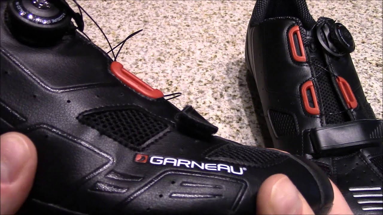 Review of the Louis Garneau LS-100 road cycling shoes - YouTube