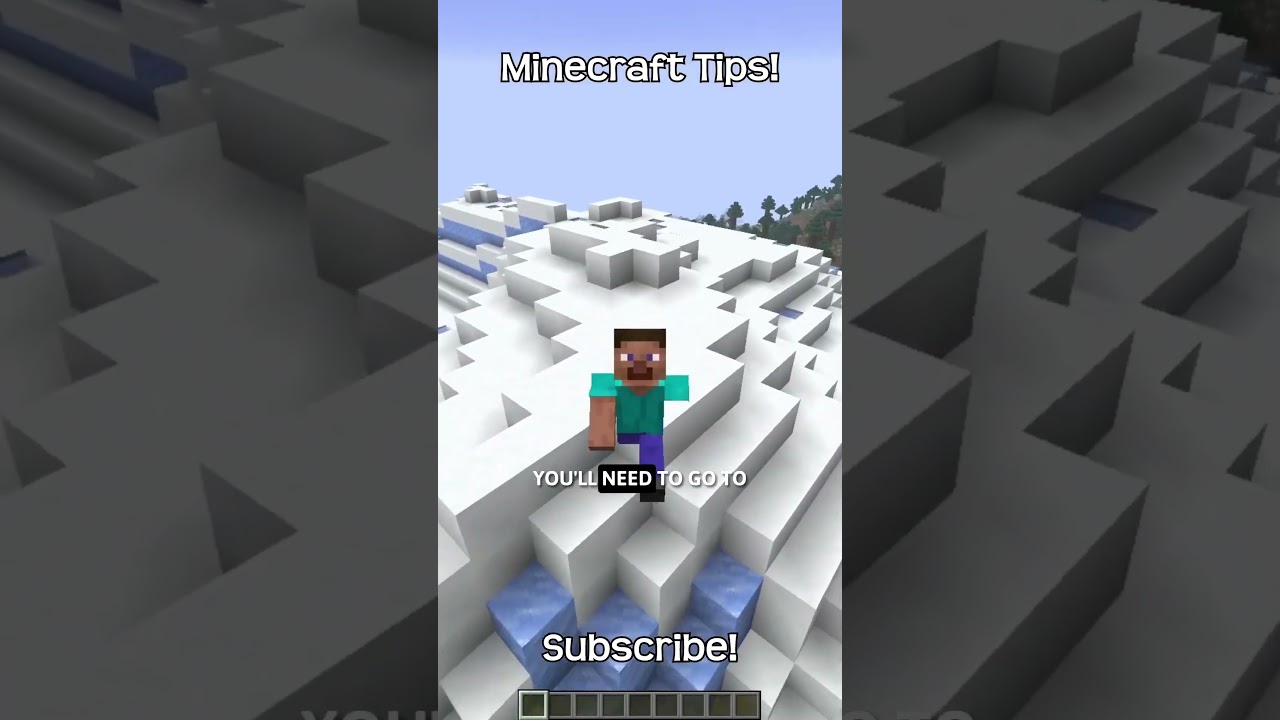 What Is The Command To Find A Frozen Peaks In Minecraft?!