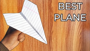 How to make Paper airplanes that flies Record speed | Make a fast speed Plane | Amazing plane #1059