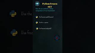 "Master Frozen Sets in Python: Tricky MCQs to Test Your Skills! 🚀" 33