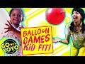 BALLOON GAMES! At Home PE Activities 🎈GO with YOYO