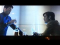 Kirk and Bones get drunk and experience hormonal Pleasure from Ensign Chekov's vodka.