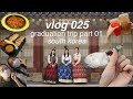 vlog 025 - graduation trip part 1 | south korea