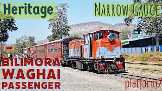Bilimora - Waghai by Narrow Gauge Passenger Train | Video 259 | Heritage Train Journey