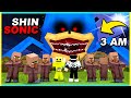 JANGAN Keluar JAM 3 PAGI!! Kita BUAT JEBAKAN SHIN SONIC di Minecraft!!