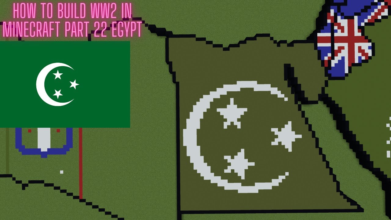 How To Build WW2 In Minecraft Part 22 Egypt - YouTube