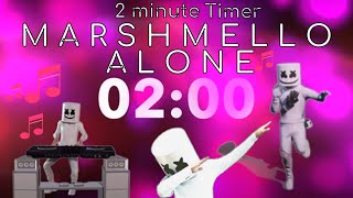 2 minute timer countdown HD  Marshmello: Alone