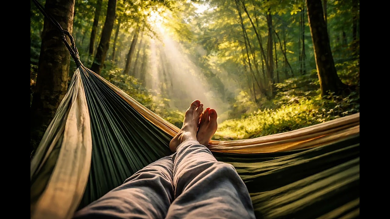 森林の音でぐっすり眠れる｜ハンモックでリラックス｜3時間Forest Ambience for Deep Sleep | Hammock Relaxation | 3 Hours 