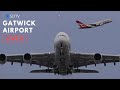 Qantas a380  last visit  gatwick airport live  egkklgw  30th april 2024