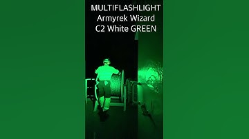 Фонарик для Моряка,для Рыбалки и Охоты-Armyrek Wizard C2 White Green #море #моряк #рыбалка#охота
