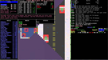 Cataclysm DDA part 2 - Gorilla Monsoon [let