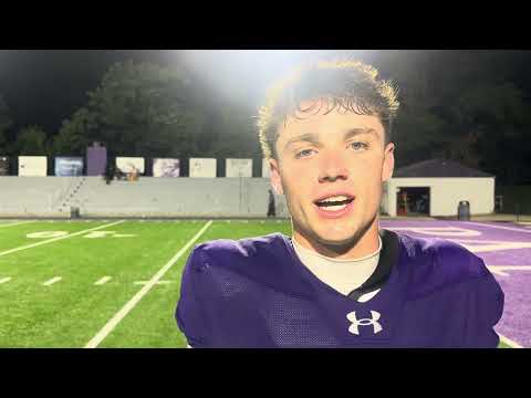 Postgame Interview: Andrew Lyman, SR Wide Receiver, Elder
