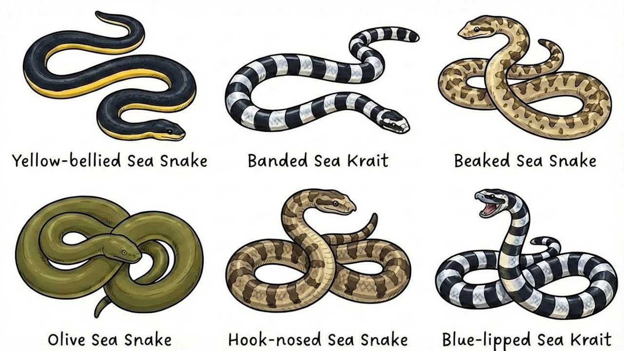 Every Sea Snake Explained in 13 Minutes