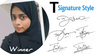 Download Lagu ✔️ T Signature Style | Signature Style Of My Name | Signature MP3
