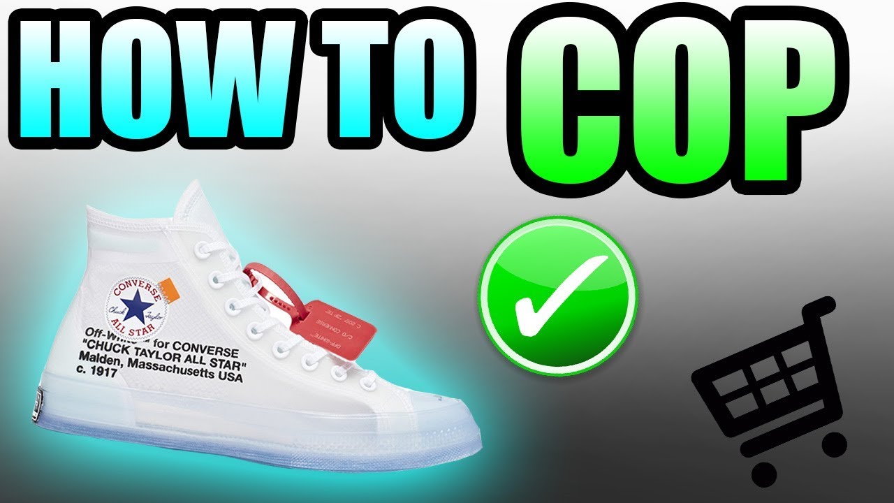 converse x off white how to cop