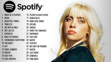 Trending Spotify Songs 2025 🎶 Billie Eilish, Bruno Mars, Benson Boone, Ed Sheeren, Lady Gaga