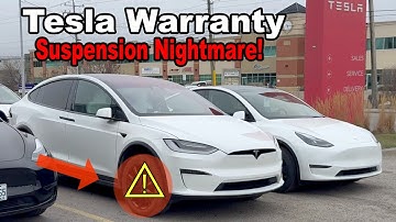 2022 Model X Tesla Suspension Problem - Tesla Service Said Noises Are NOT Covered Under Warranty!
