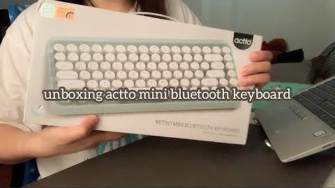 Unboxing: Actto Mini Bluetooth Keyboard (Korean Brand)