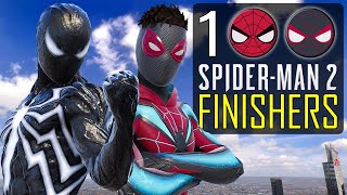 All 100 Spider-Man 2 Finishers | Peter Parker, Miles Morales, Venom