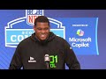 Kelvin Banks Jr. 2025 NFL Combine Interview On Team Meetings With 49ers, Saints, Dolphins, & Giants