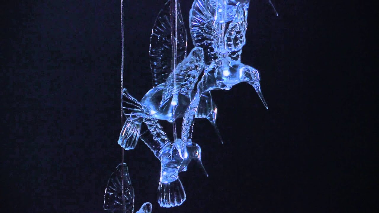 Flying Hummingbird Solar Mobiles :Plow & Hearth