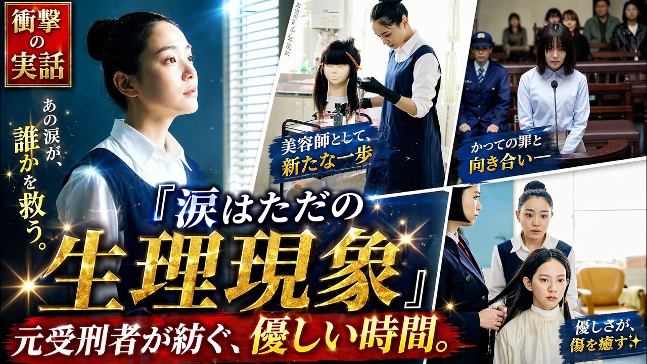 【映画紹介】 「涙はただの生理現象です」そう言って彼女は静かに髪を切る。罪を償いながら、人に寄り添う仕事。その手は優しい。✨ #美容師 #再生 #優しさ #心温まる