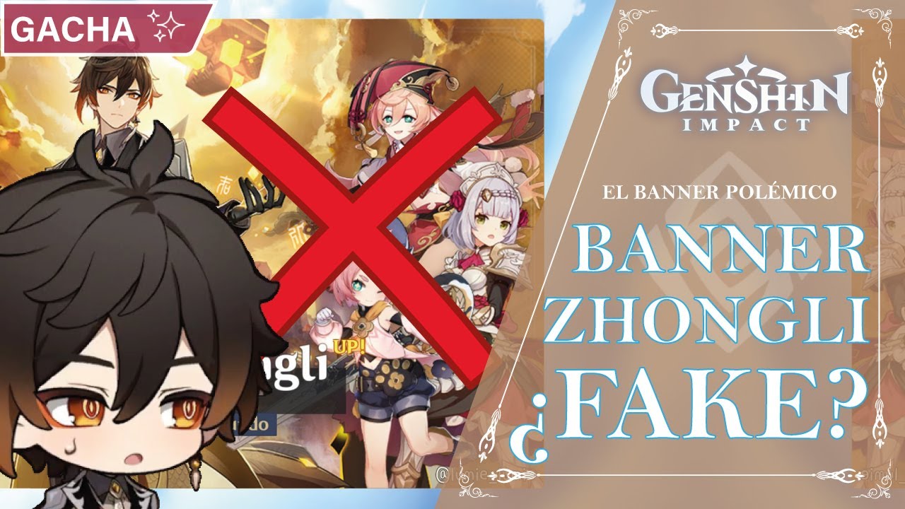 Banner De Zhongli Fake No Nos Puede Hacer Esto Mihoyo Genshin Impact Youtube Banner De Zhongli Fake No Nos Puede Hacer Esto Mihoyo Genshin Impact Youtube
