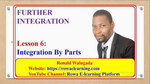 6-INTEGRATION BY PARTS (A-LEVEL MATH)