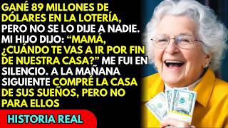 Gané 89 millones en la lotería, pero guardé el secreto… hasta que mi hijo di