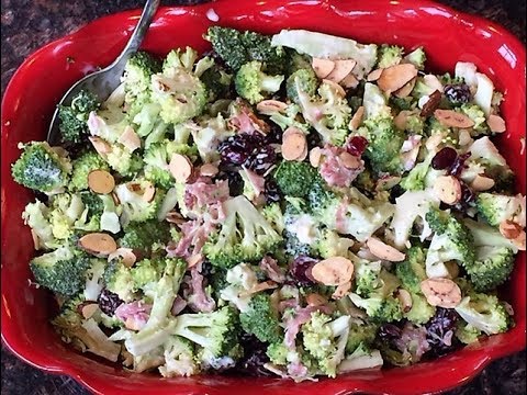 How to make BROCCOLI SALAD - RECIPE - EASY - Chef Lorious