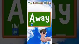 Sight Word: AWAY ✈️ Learn to Read &amp; Speak English! #shorts #phonics #ESL