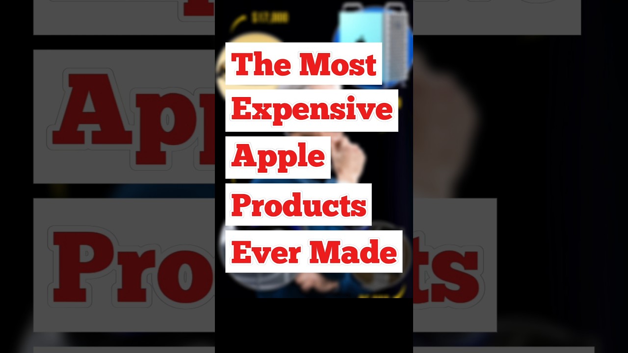 The Most Expensive Apple Products Ever Made 
