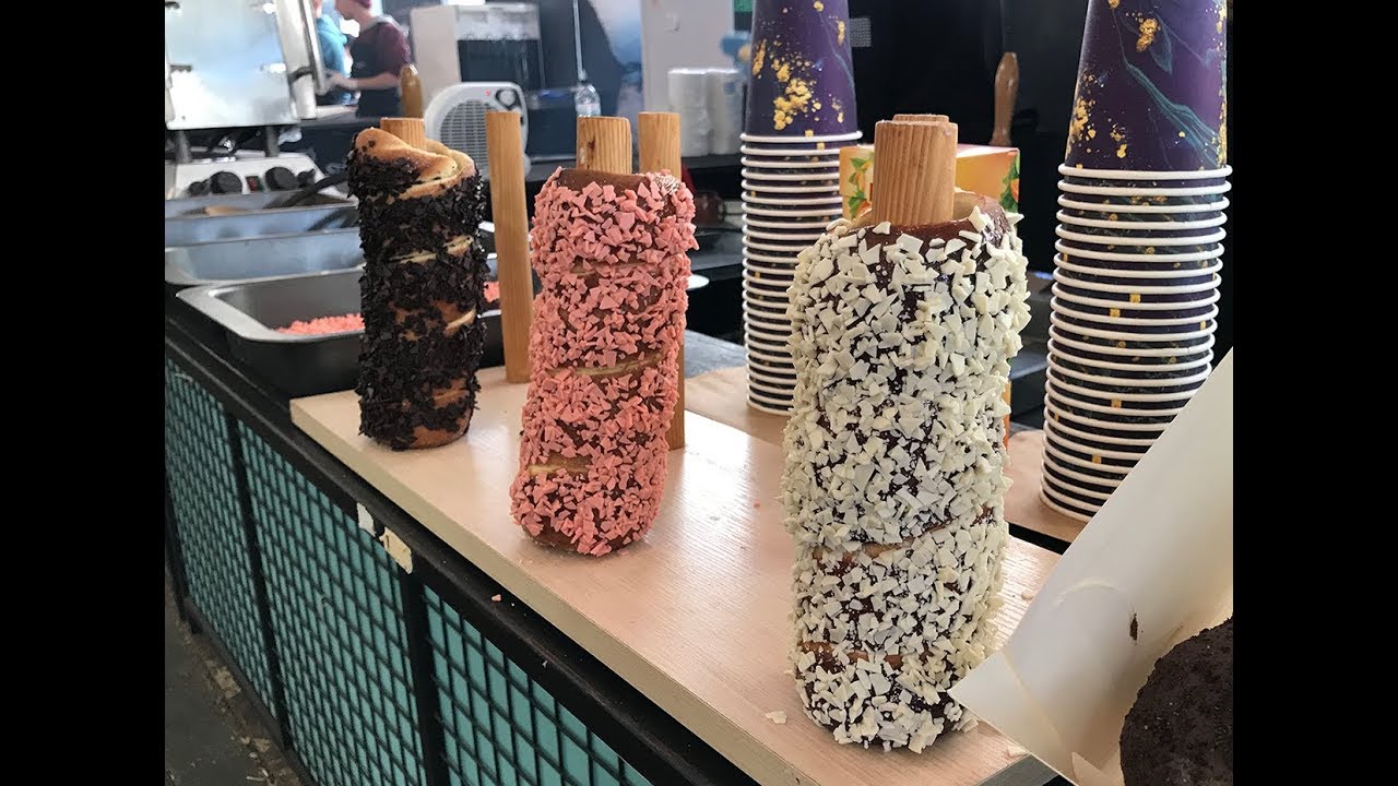 INCREDIBLE Hungarian sweets STREET FOOD you must try! YouTube