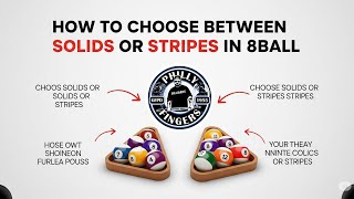 How to choose between solids or stripes in 8ball? #billiards #howto