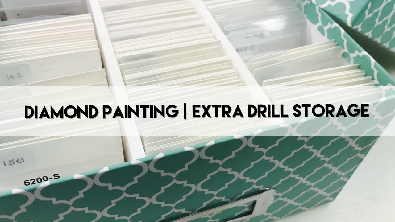 Diamond Painting Spare Drill Storage YouTube
