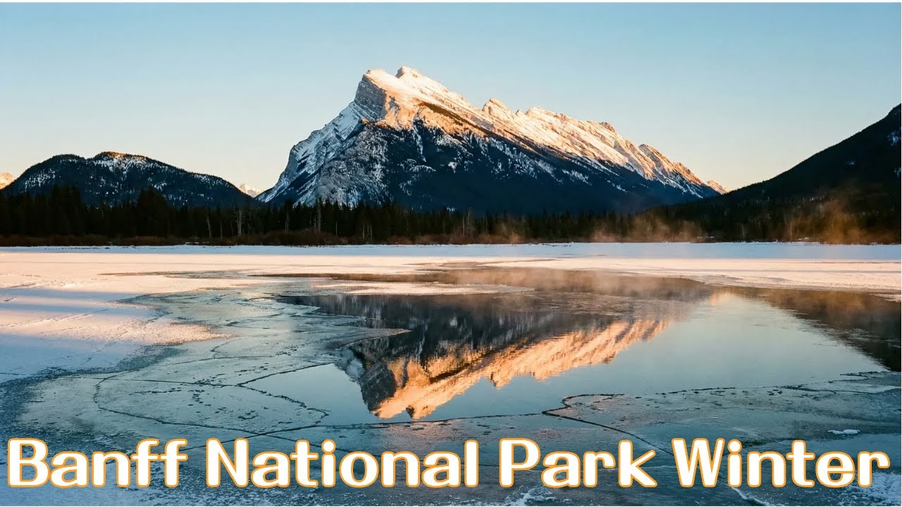 Banff National Park Winter| lofi | canadian rockies | moraine lake | chill music