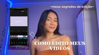 COMO EDITO MEUS VÍDEOS PELO CELULAR 📲| apps + edição aesthetic screenshot 3