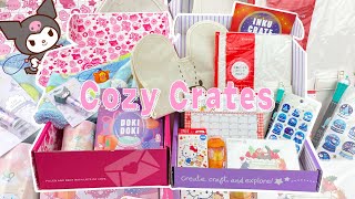 LET'S OPEN 2 COZY CRATES! Kuromi, Cute Stationery, San-X | Doki Doki Crate and Inku Crate ♡