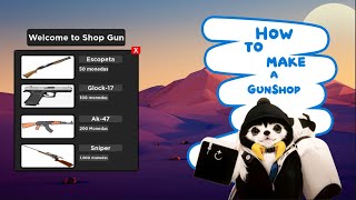how to make a GunShop(No SaveData) screenshot 2