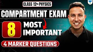 Class 12 Physics Compartment Exam 2026 | Top 8 Most Important 4 Marker Questions 🔥 | Alok Sir