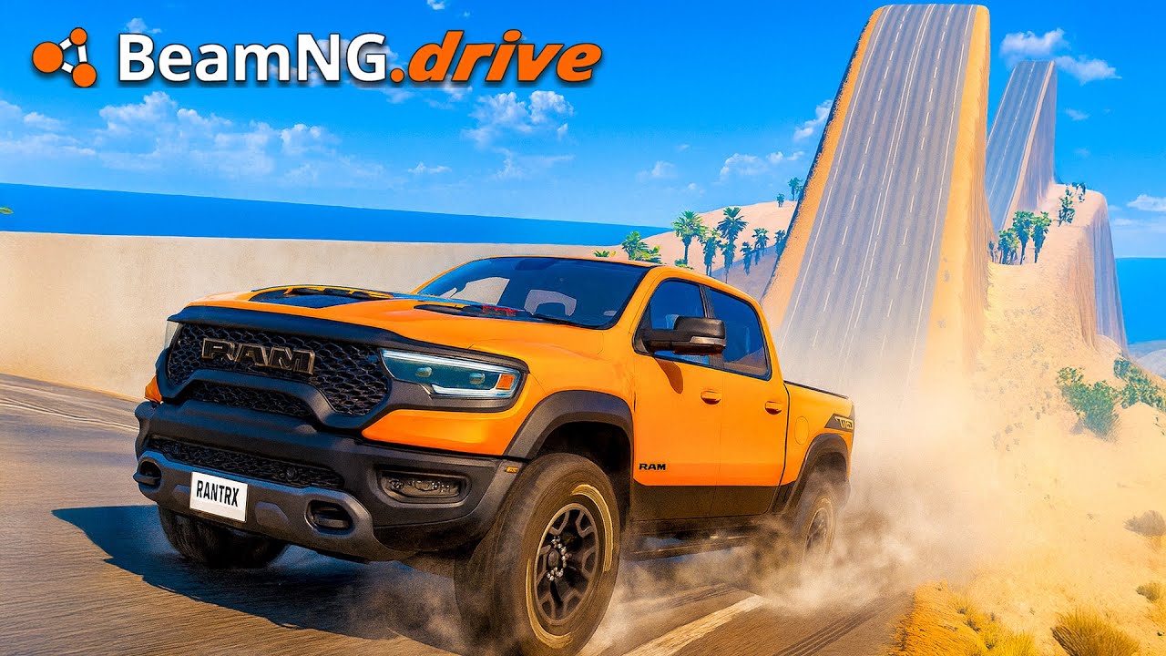 ¡Subiendo RAMPAS IMPOSIBLES en SUPER CAMIONETAS! | BeamNG.Drive