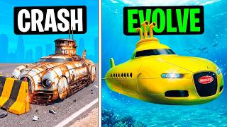 Every Time I Crash, My Submarine Car EVOLVES in GTA!