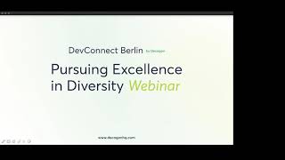 First Edition of the #DevConnectBerlin Webinar